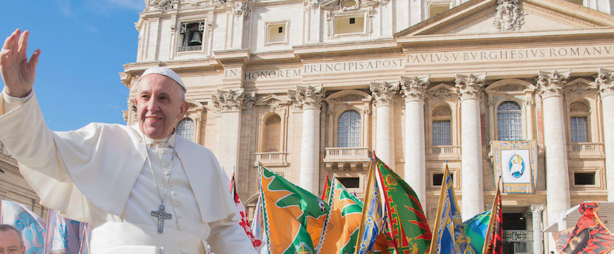 Papst Franziskus bei der letzten Generalaudienz des Heiligen Jahres der Barmherzigkeit am 12. November 2016 auf dem Petersplatz im Vatikan.