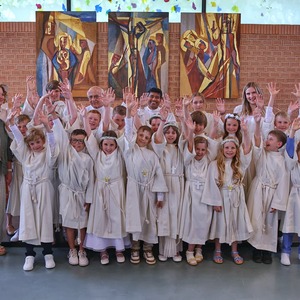 Gruppenbild am Altar