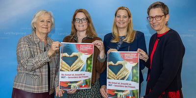 Roselinde Strommer, Rebecca Gerdenitsch-Schwarz, LR Daniela Winkler, Sabine Neuberger