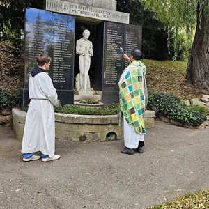 Segnung Kriegerdenkmal