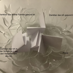 Meine Schale der Dankbarkeit