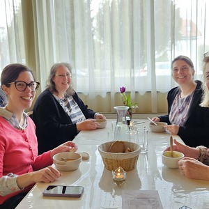 v.l. Kathi Graner und die Pfarrgemeinderätinnen Elisabeth Hanner, Nadja Hutter und Gerda Schrammel