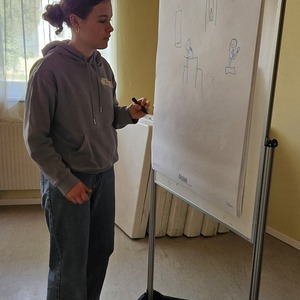 Themenerarbeiten am FlipChart