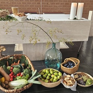 Gemüse, Obst und Brot
