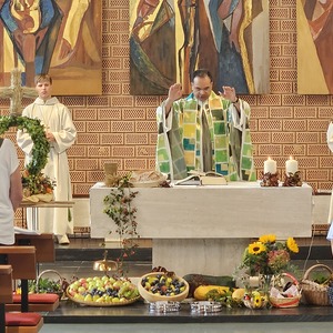 Segen durch Pater Kuruvila