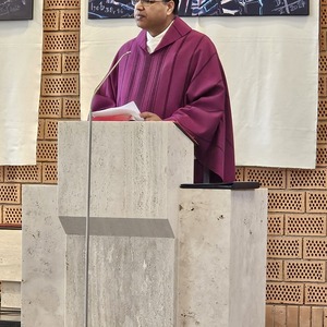 Evangelium und Predigt: Pater Kuruvila