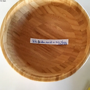 Meine Schale der Dankbarkeit