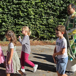 Prozession zur Pfarrkirche