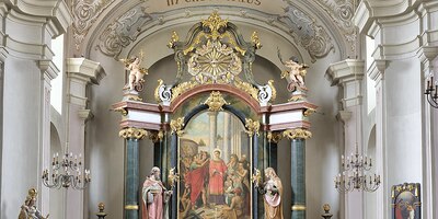 Altar der Pfarrkirche in Trausdorf